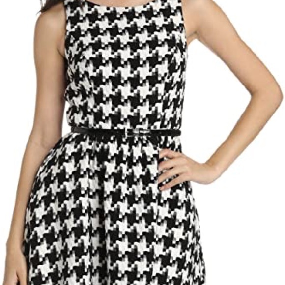 Jessica Simpson houndstooth tank dress size 8 2000s 2010s - Picture 8 of 9